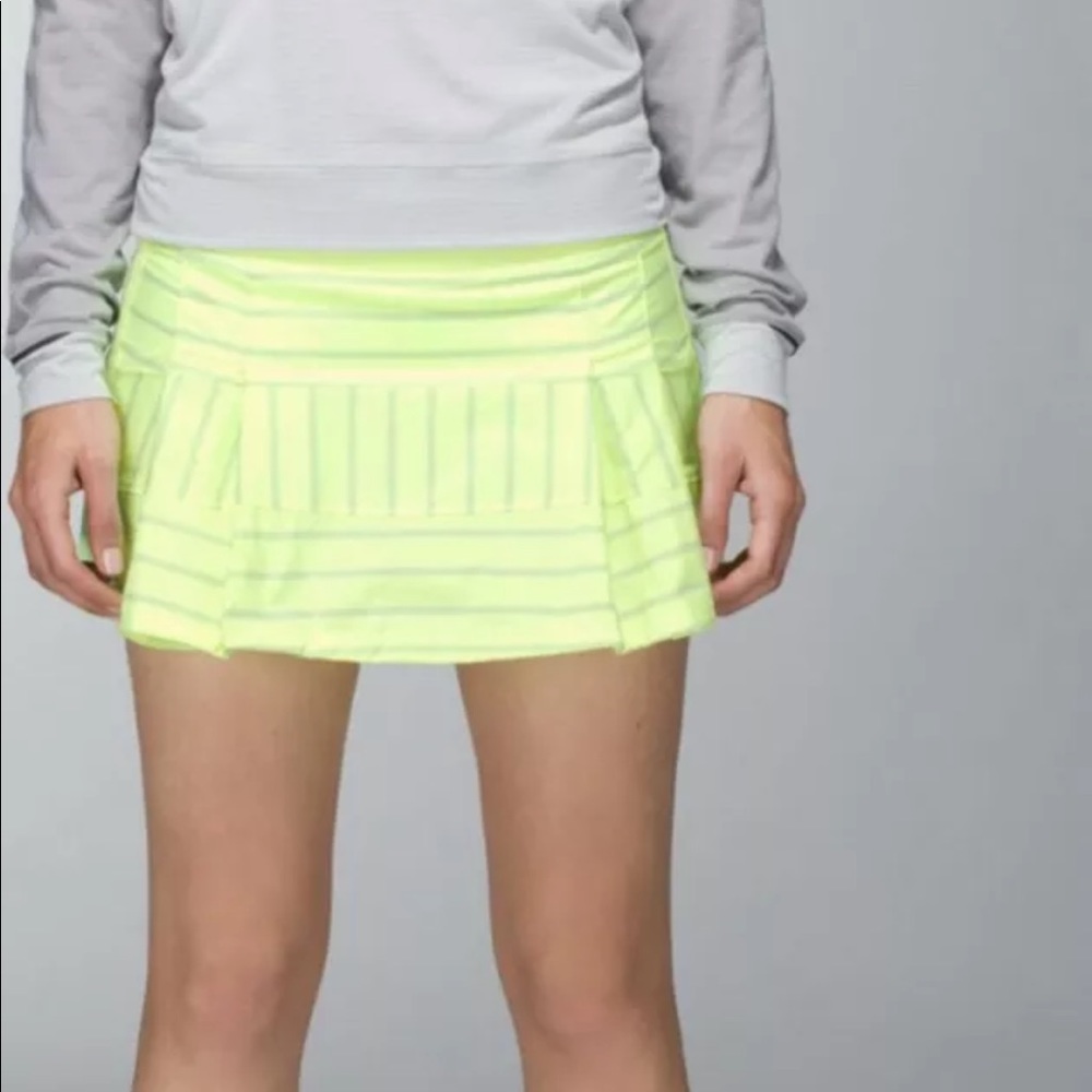 Lululemon Pace Rival Skirt Deauville Stripe size 6